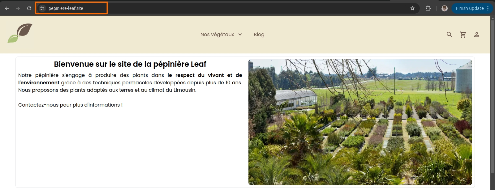 Configuration de votre nom de domaine