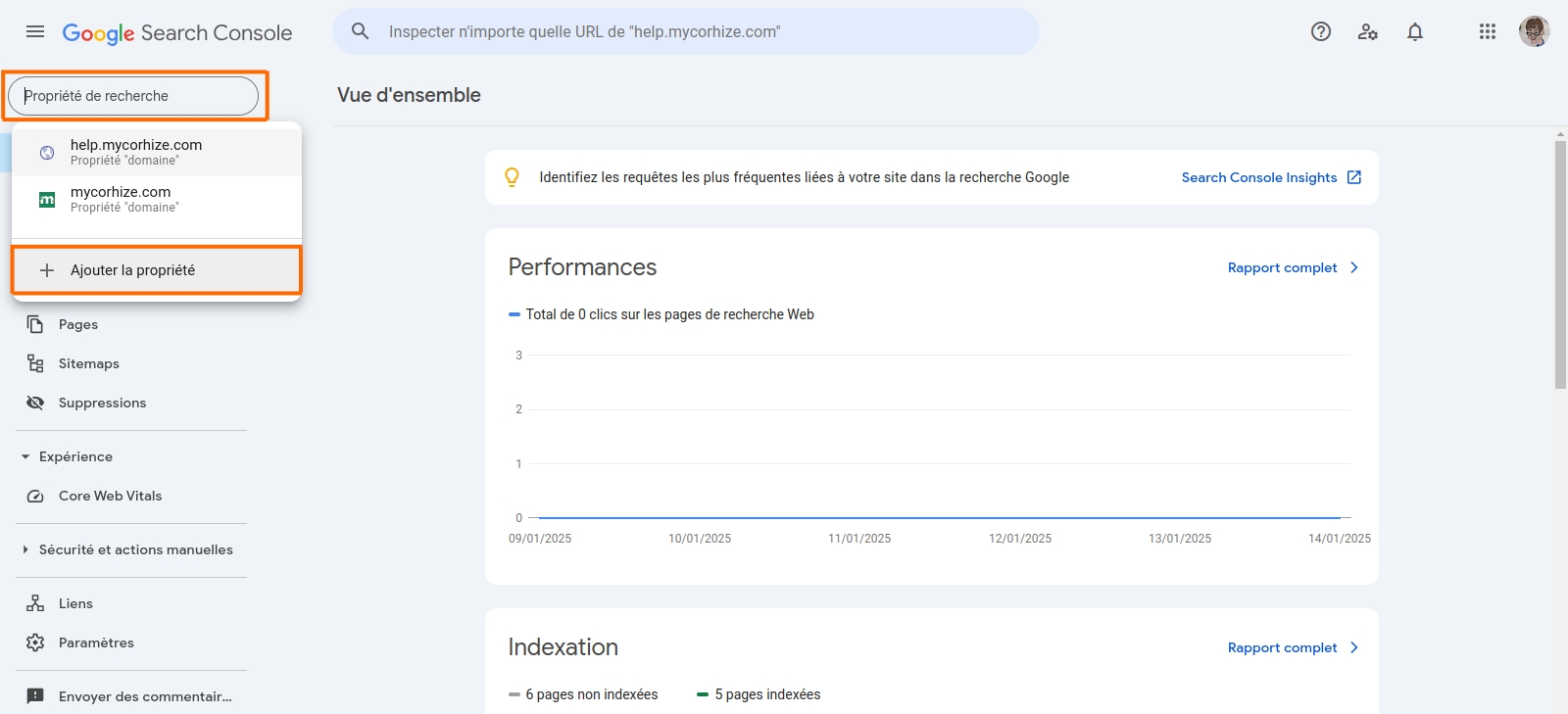 Indexation de votre site sur Google search console