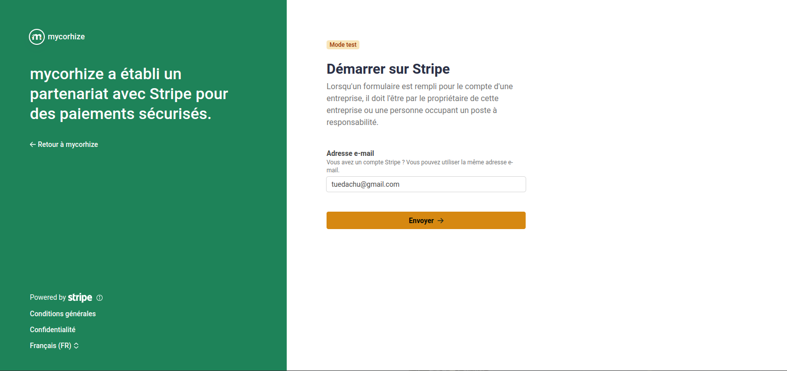 Configuration des moyens de paiement