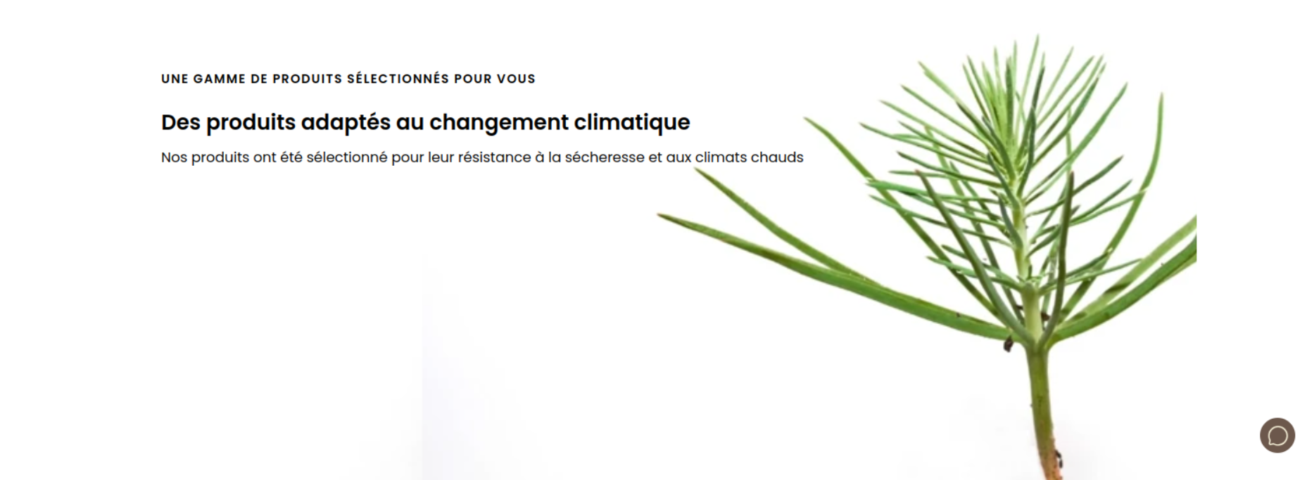 Blocs disponibles pour la page produit