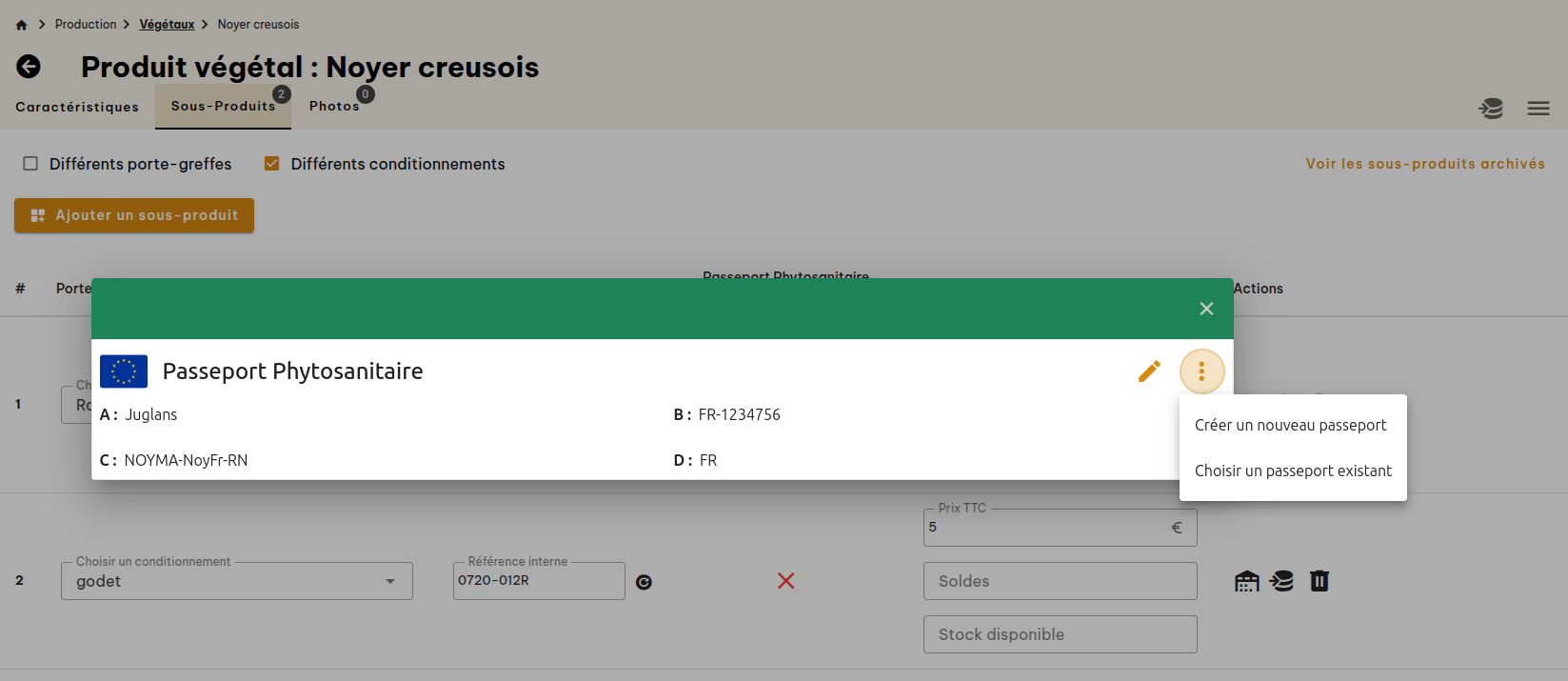 Passeport Phytosanitaire