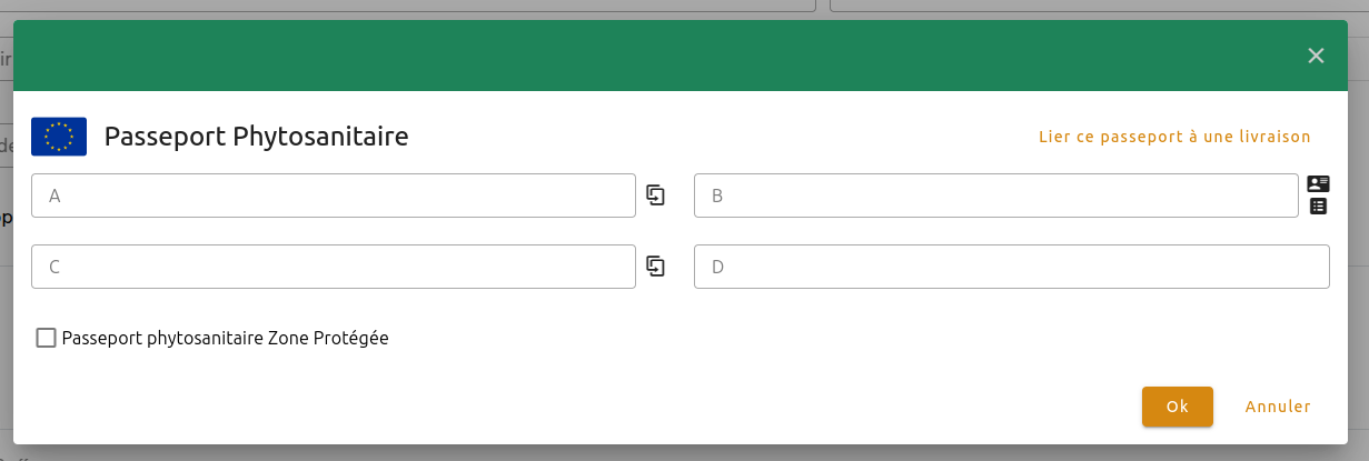 Passeport Phytosanitaire