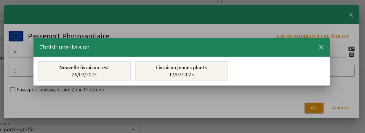 Passeport Phytosanitaire