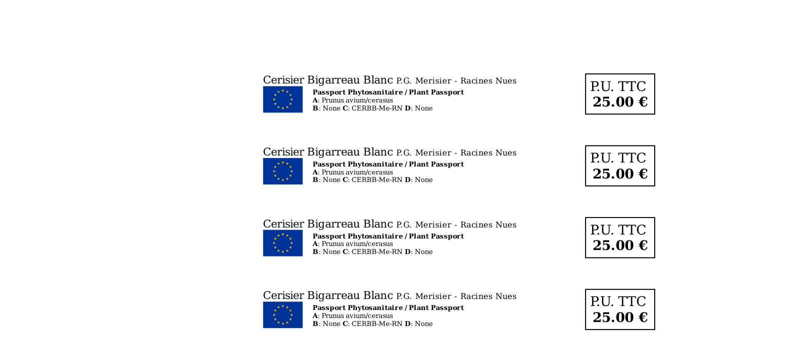 Gestion des produits végétaux