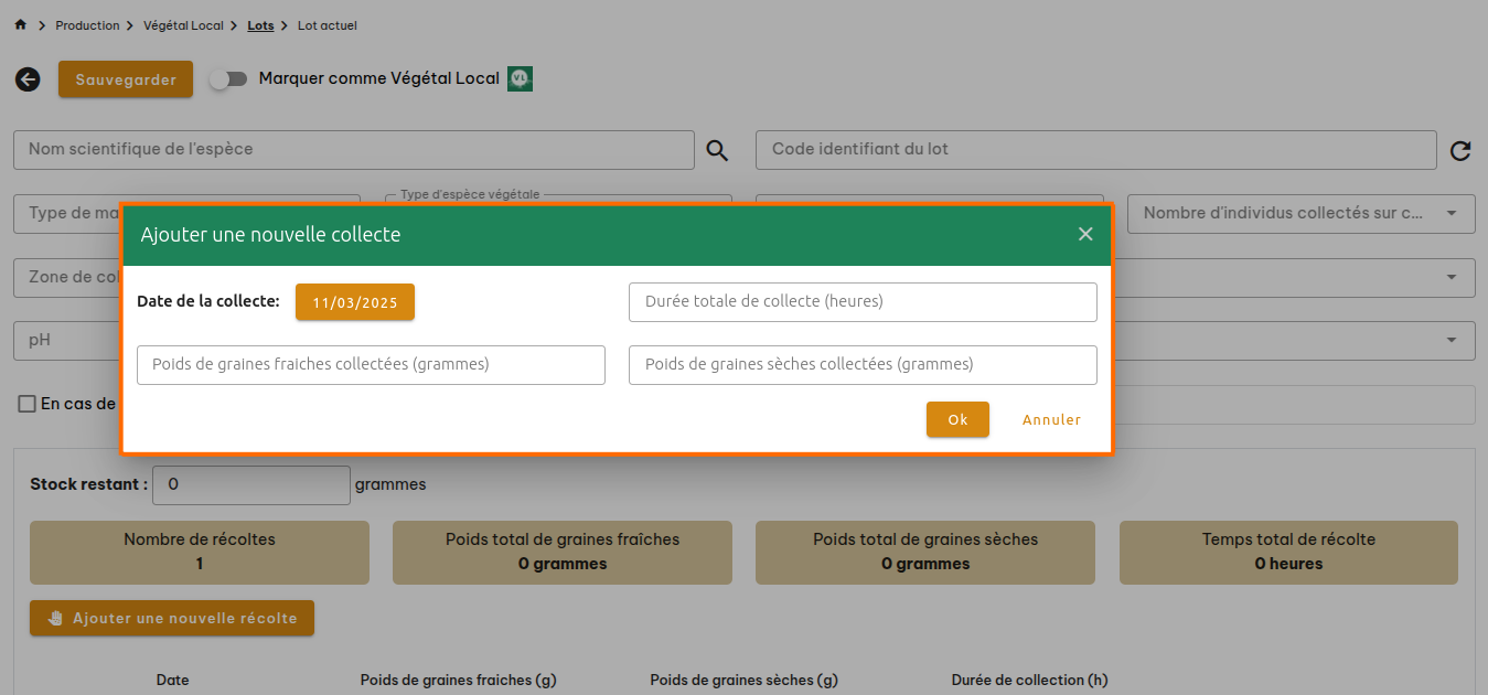 Lots Végétal Local