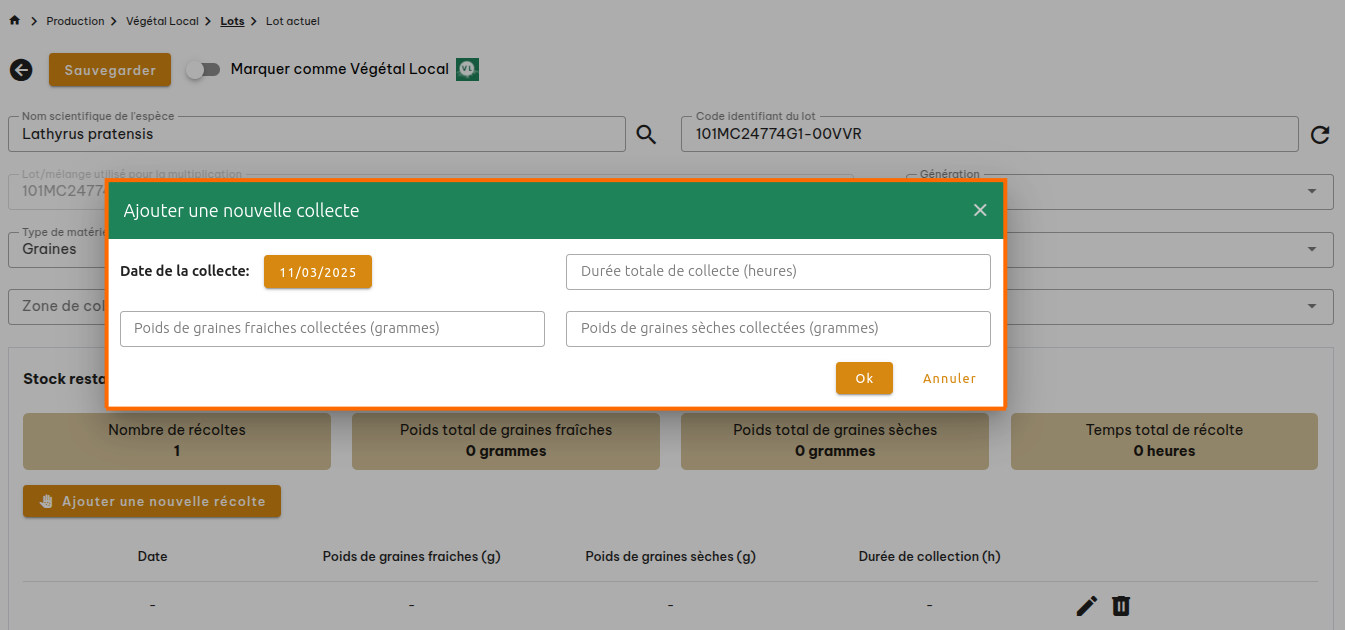 Lots Végétal Local