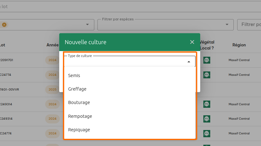 Cultures Végétal Local