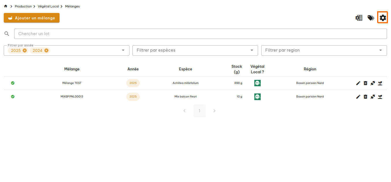 Mélanges Végétal Local