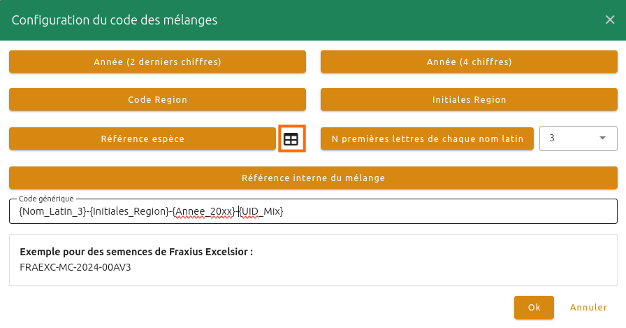 Mélange Végétal Local