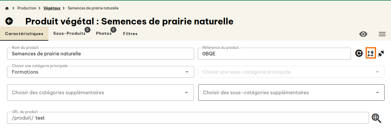 Vendre des produits végétal local