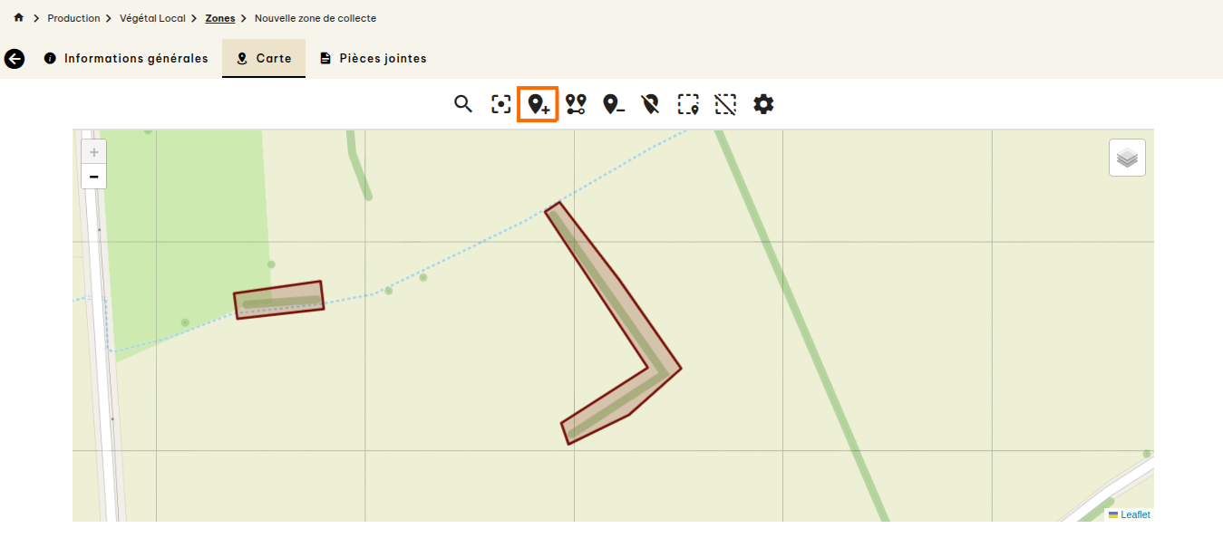 Zones de collecte Végétal Local