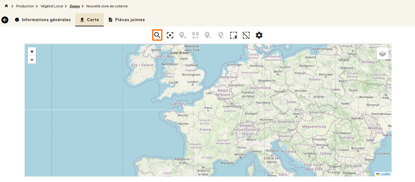 Zones de collecte Végétal Local