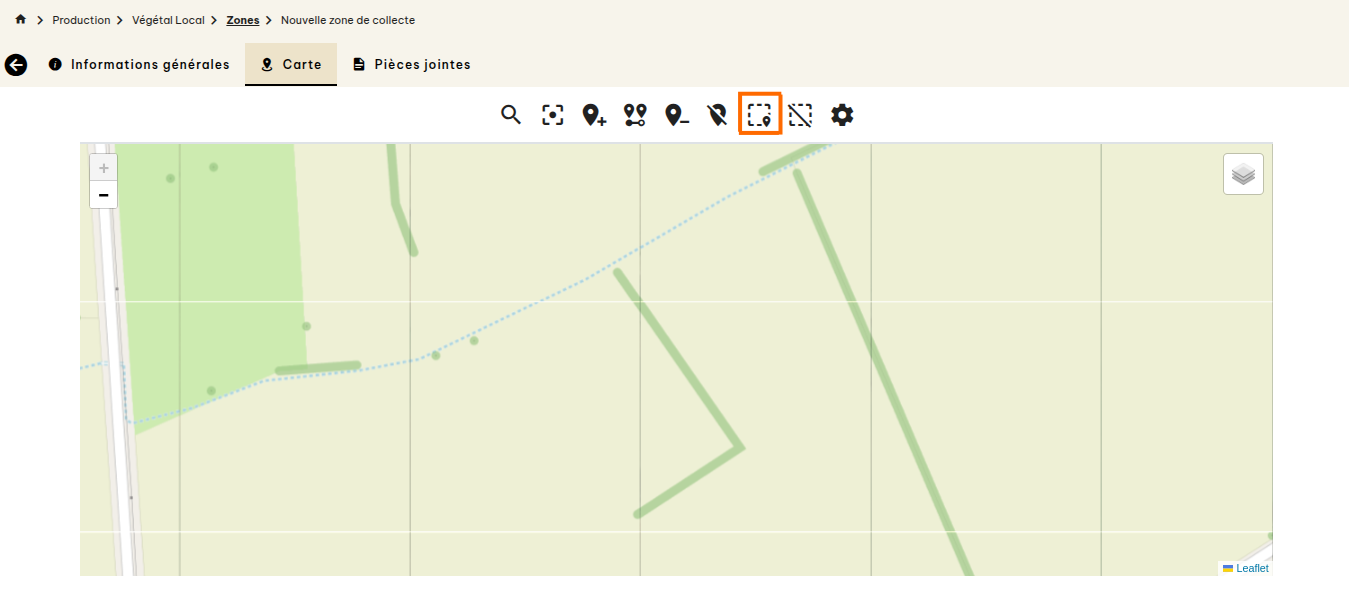 Zones de collecte Végétal Local
