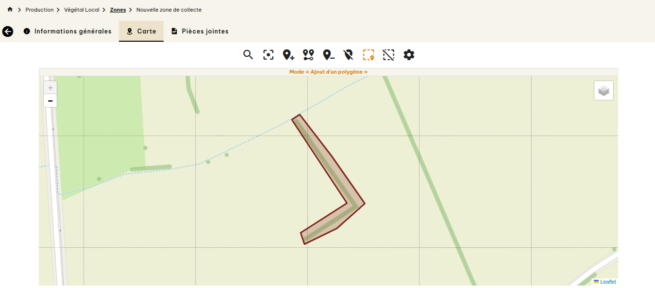 Zones de collecte Végétal Local